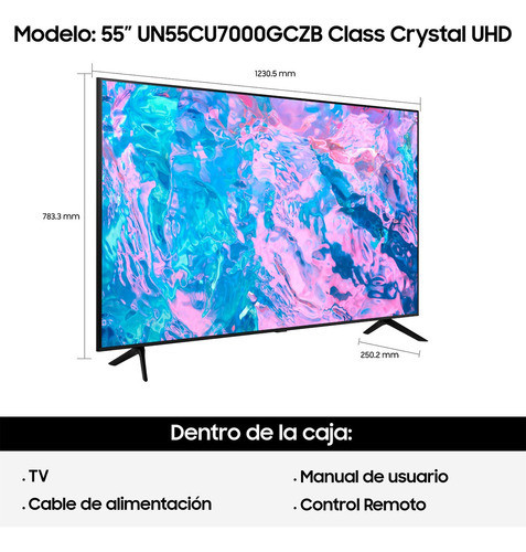55" Crystal UHD CU7000 4K